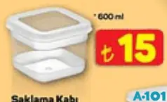 SAKLAMA KABI 600 ML SAKLAMA KABI 600 ML
